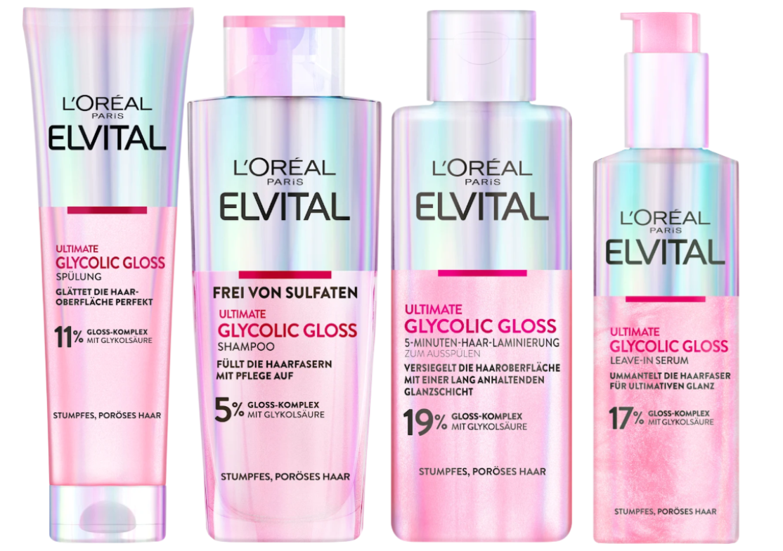 Elvital Glycolic Gloss-ის ნაკრები